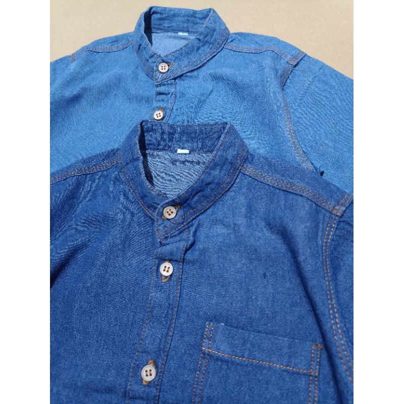 kemeja jeans anak laki laki 2-7 tahun/kemeja anak laki laki