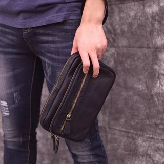 Handbag Clutch Pria Kulit Sapi Asli - Clutch Bag Kulit Asli Original