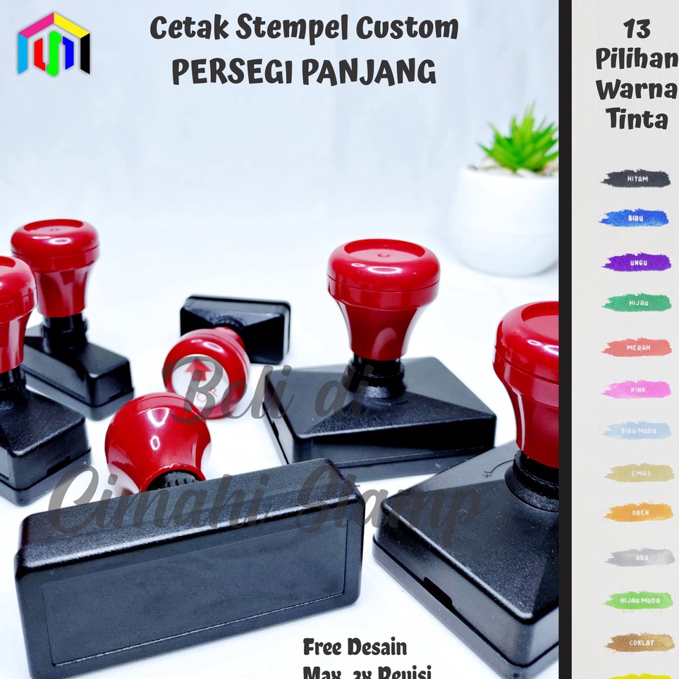 

[KODE RPFNS] Cetak Custom Stempel Flash PERSEGI PANJANG Stempel Otomatis Cap Otomatis Custom