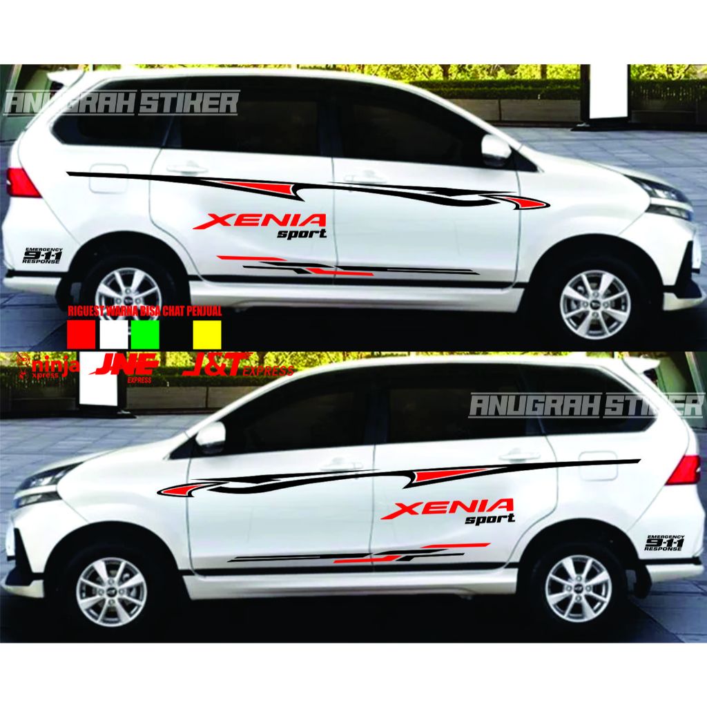 Stiker Xenia Stiker Striping XENIA SPORT Stiker Body Mobil Xenia Terbaru