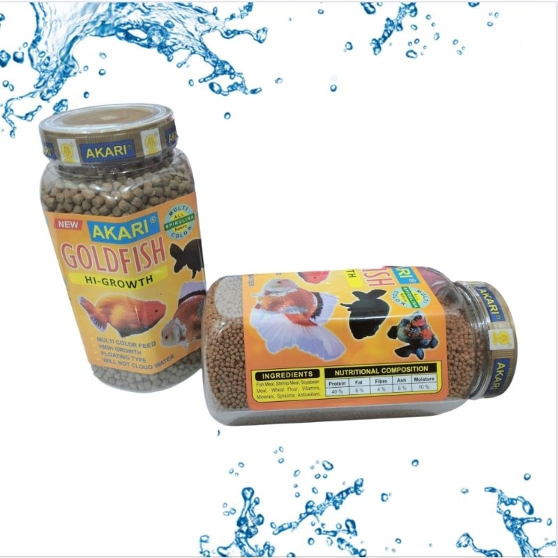 AKARI AA GOLDFISH HI GROWHT 350GR Makanan Ikan Koi Koki