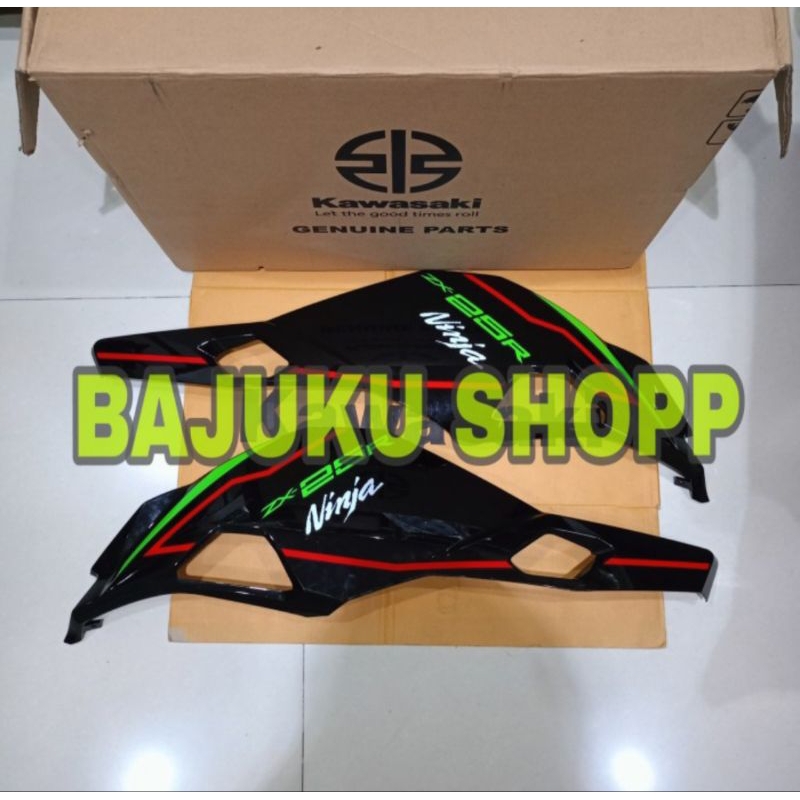 Fairing fering body cowling side fairing sayap depan set zx25 r zx 25r zx25r hitam krt 2022 original