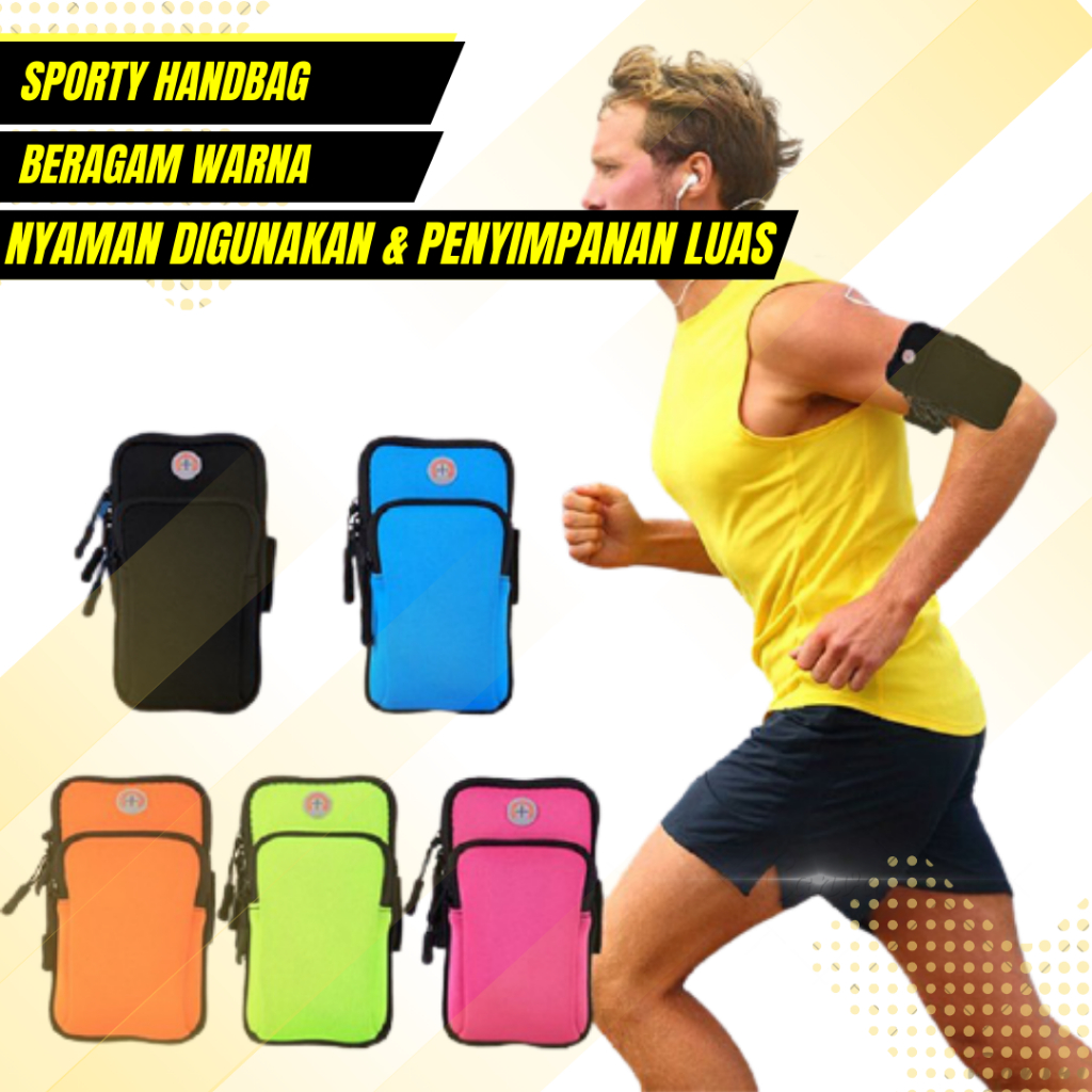 Sport Armband Hp Tas Hp Olahraga Tempat Hp Lengan Untuk Lari Jogging Sport Arm Band Armband Tas Kere