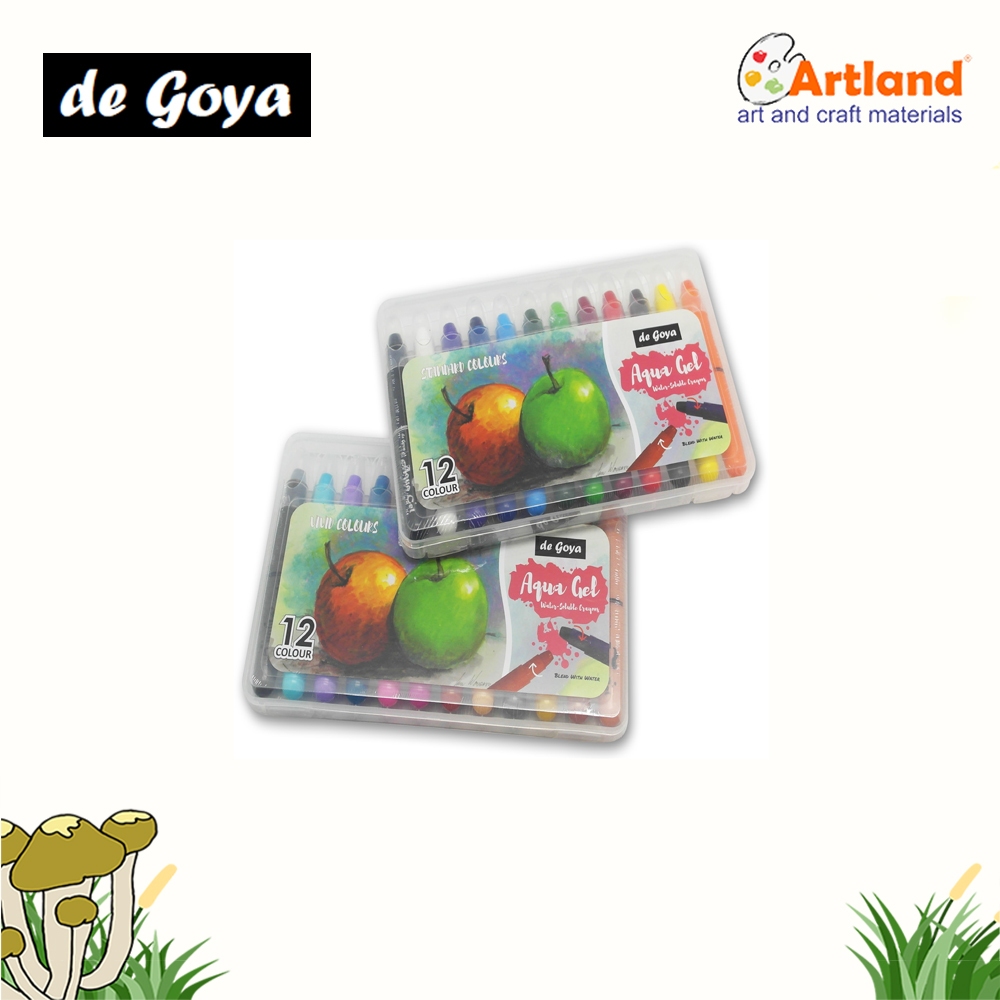 

DeGoya Aqua Gel Crayon Set – Krayon Gel Warna Cerah & Larut Air