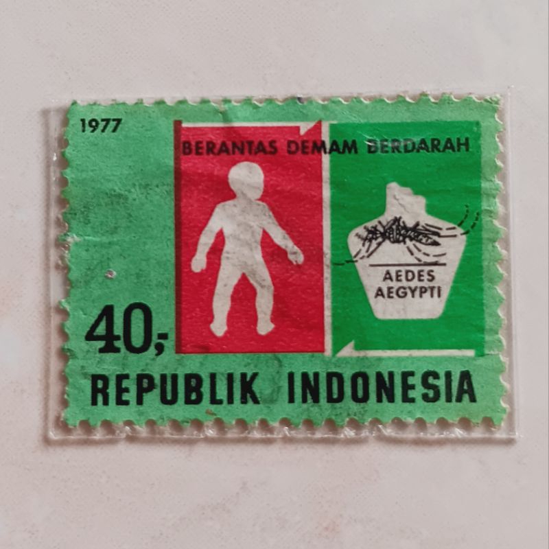 

(AA) Perangko Indonesi 1977 Berantas Demam Berdarah Single Set Used