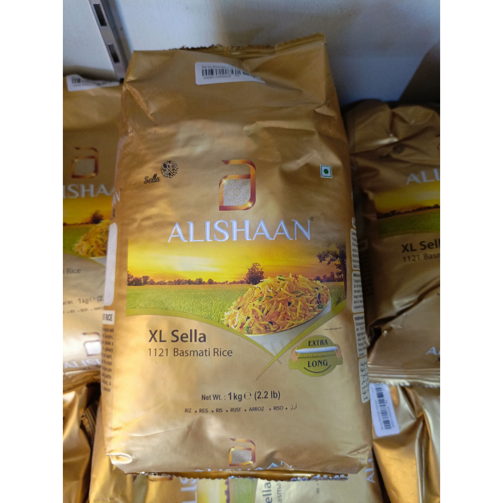 

Beras Basmati Alishaan 1 kg XL Sella 1121 India