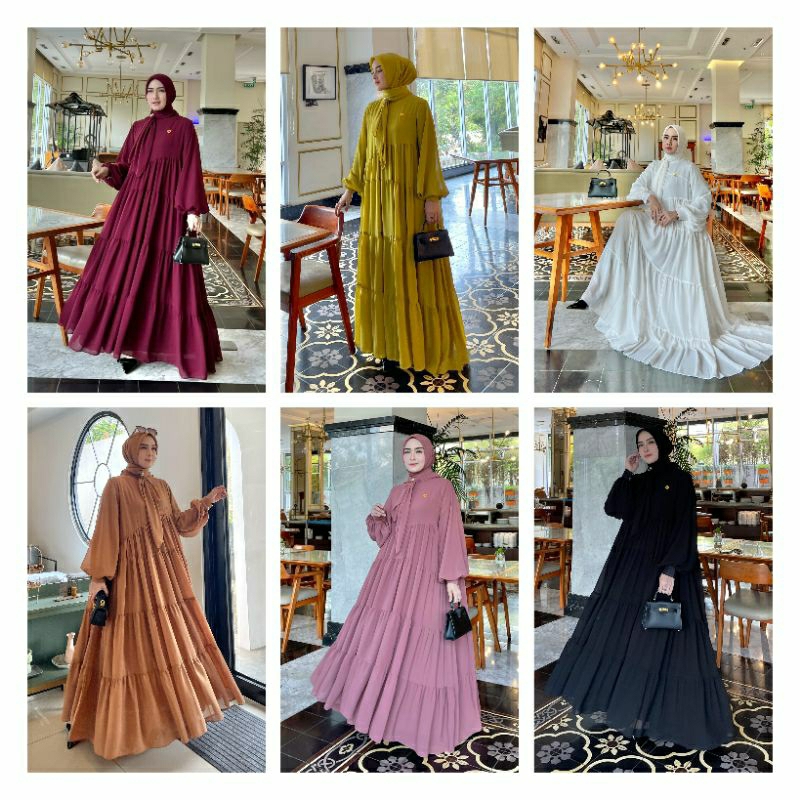 Denisa Dress set hijab by Ninona