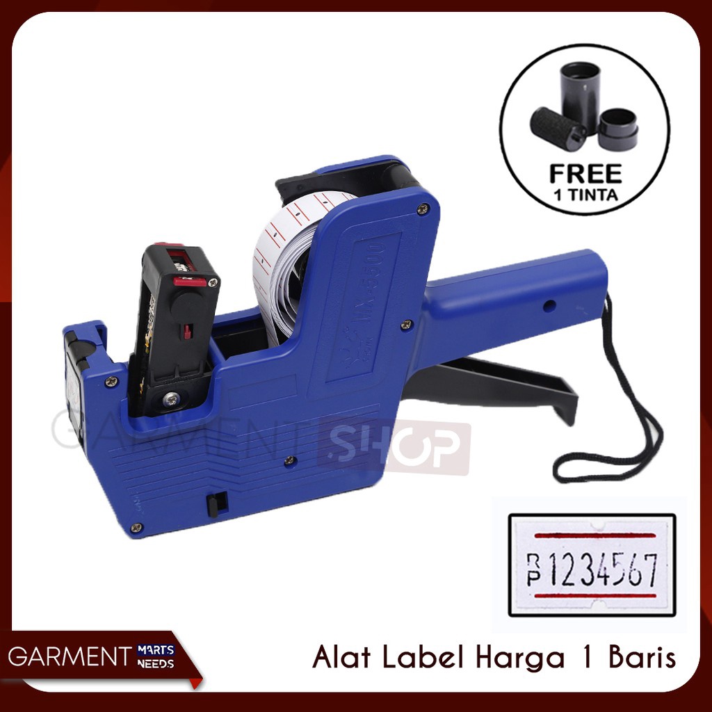 

12.12 Alat Label Harga Expired Date Snack Kerupuk Price Label 8 digit MX 5500 murah