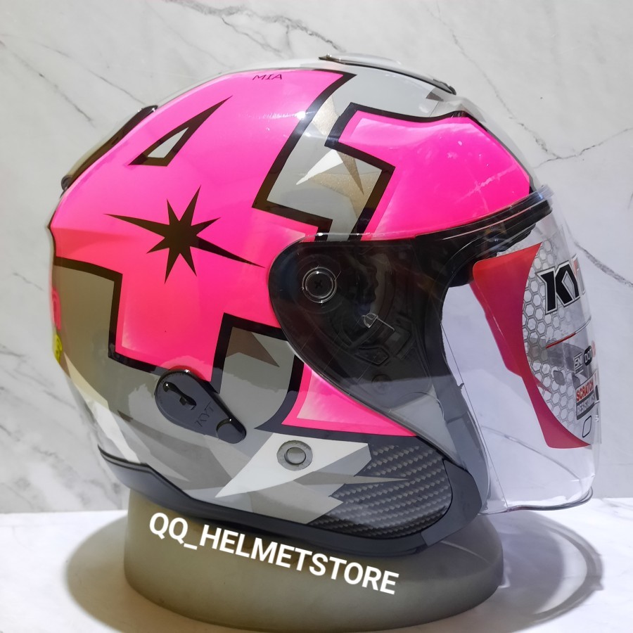 HELM KYT KYOTO REPAINT ESPAGARO 2019 HELM HALF FACE kyt