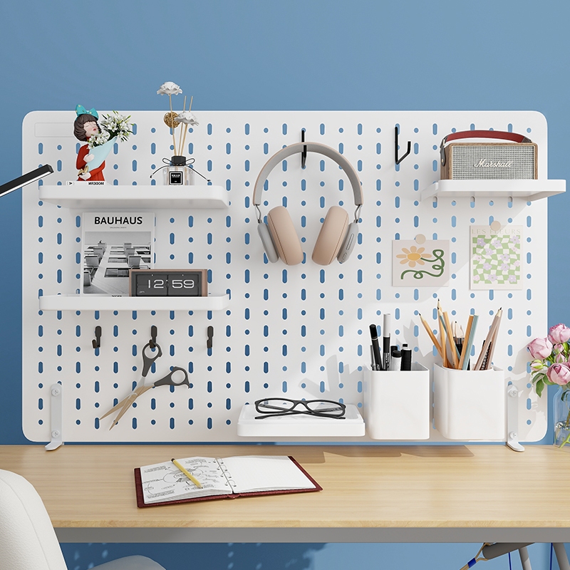 Apex Pegboard Set Wall Shelf Borad Desk Perlengkapan Dekorasi Organizer Ped Board Kitchen Rak Dingdi