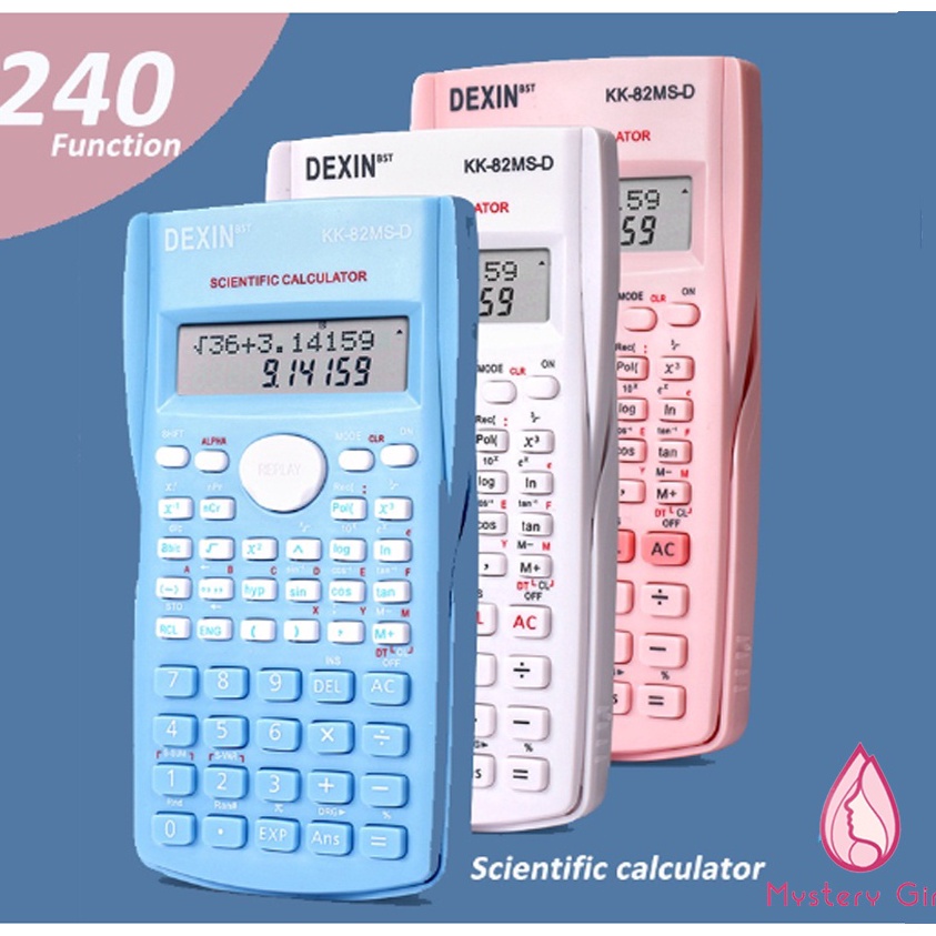 

S3ll3r Kalkulator Color Function Scientific Kalkulator 24 Fungsi Kalkulasi 3 Warna 1700 scientific calculator Impor Terbaru