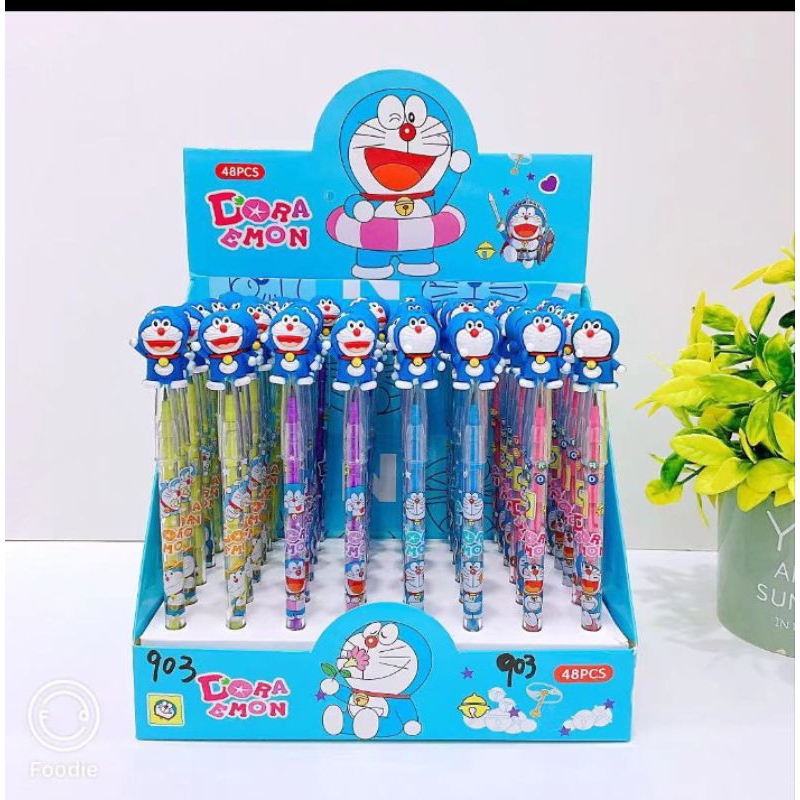 

pensil susun kepala karet bentuk doraemon satuan