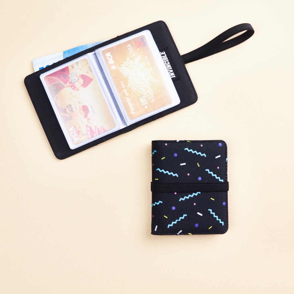 Dompet Card Holder Mika Wallet Mini Tempat Kartu Dan Uang Atm Emas Antam LM 28 Slot Image 7