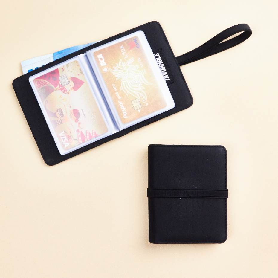 Dompet Card Holder Mika Wallet Mini Tempat Kartu Dan Uang Atm Emas Antam LM 28 Slot Image 8