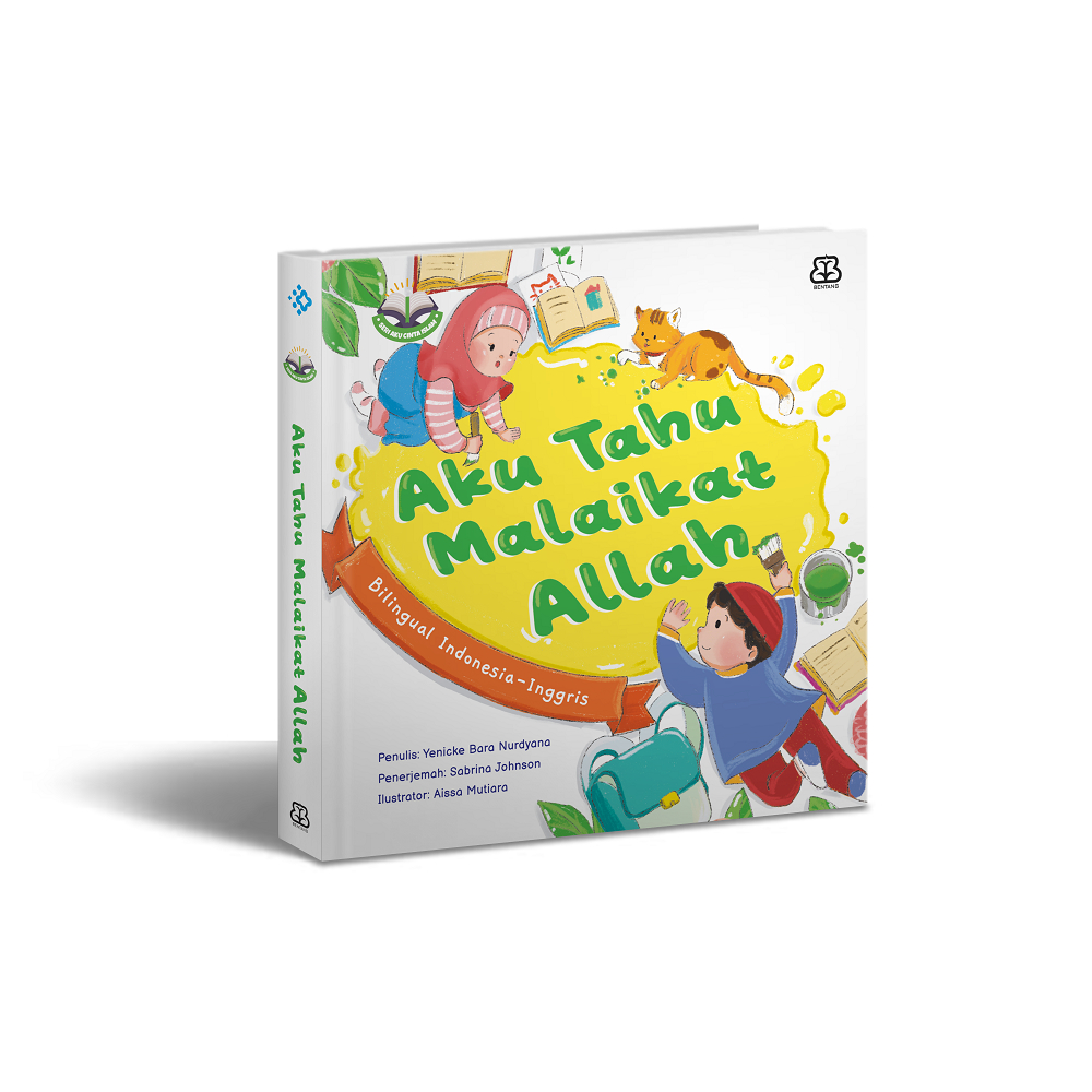 [KKPK x BP] Buku Anak Boardbook | Seri Aku Cinta Islam : Aku Tahu Malaikat Allah - Bilingual (Bahasa