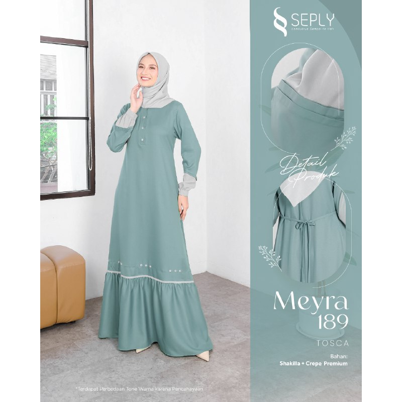 GAMIS SEPLY TERBARU - MEYRA 189 - GAMIS POLOS - GAMIS IBU - GAMIS REMAJA