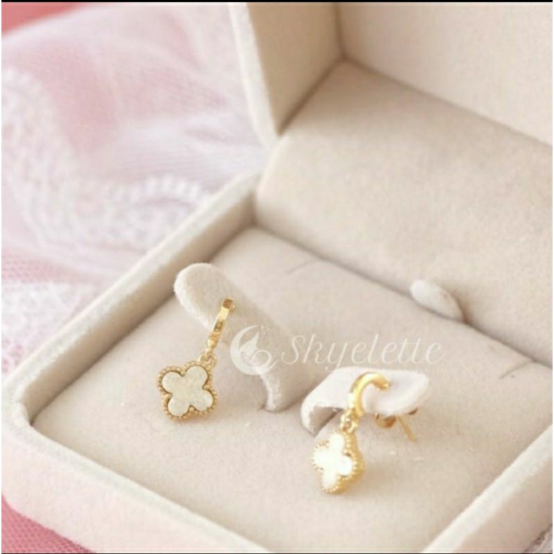 SKYELETTE || Breastmilk Jewelry Kit Box | Van Cleef Dangling Earring | Anting ASI | Breastmilk Earri