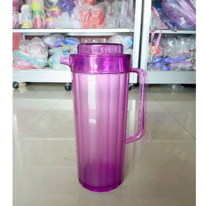 watercolor pitcher ungu ukuran 2L tupperware ori