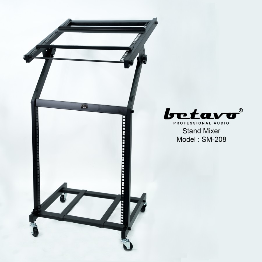 Rack 12u Betavo Original SM208 / SM 208 Stand Mixer Power Mic Wireless