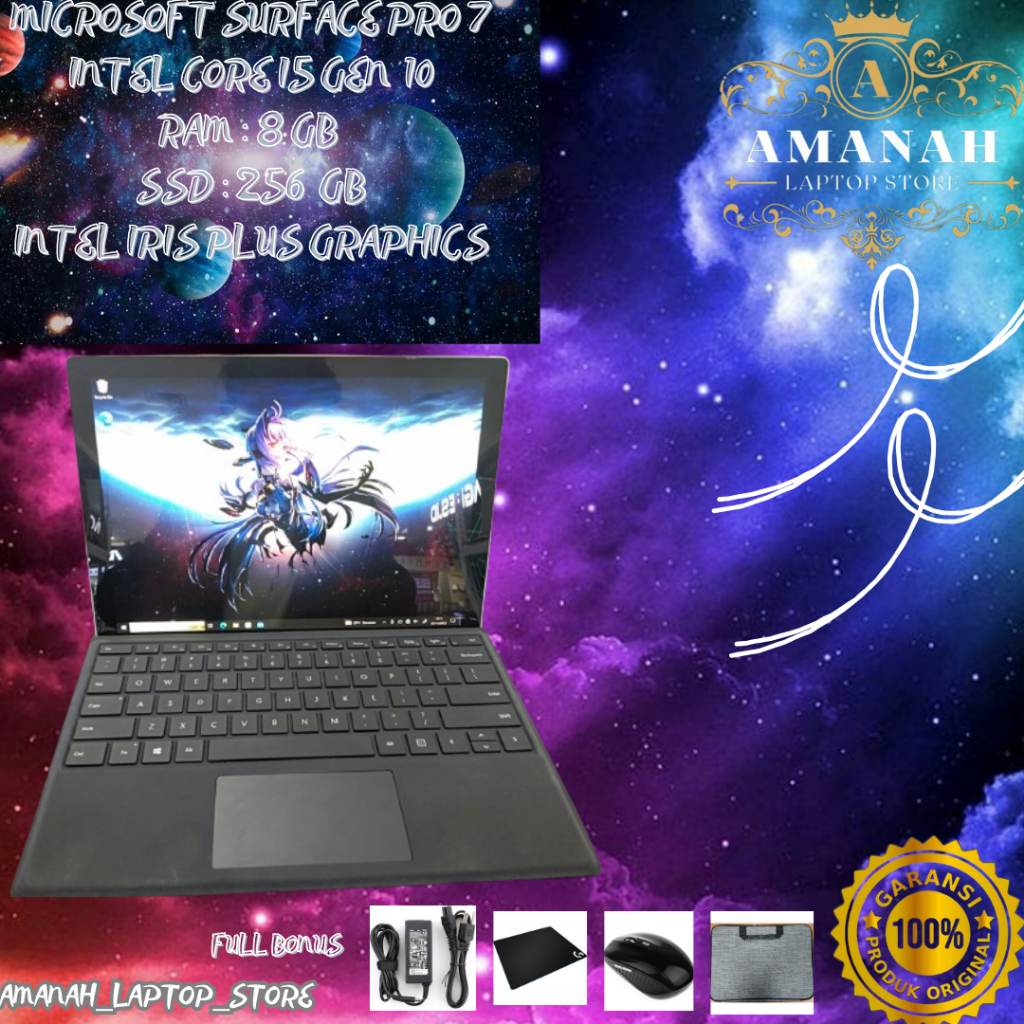 SURFACE PRO 7 8/256 GB INTEL CORE I5 GEN 10