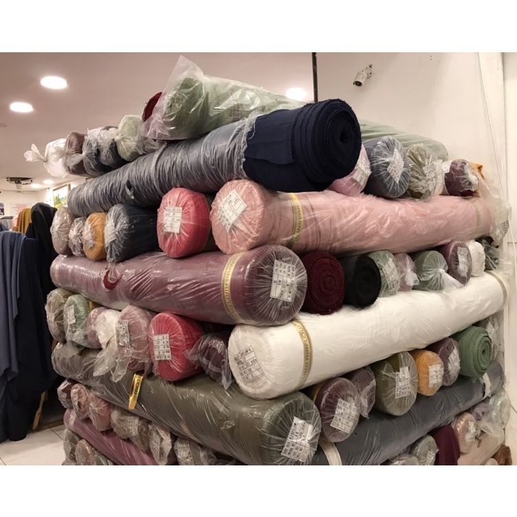 ➻Terbaru➚ [KHUSUS PEMBELIAN ROLL] Cey Airflow Crinkle Roll Termurah/ Katun Kringkel Polos Rollan M80