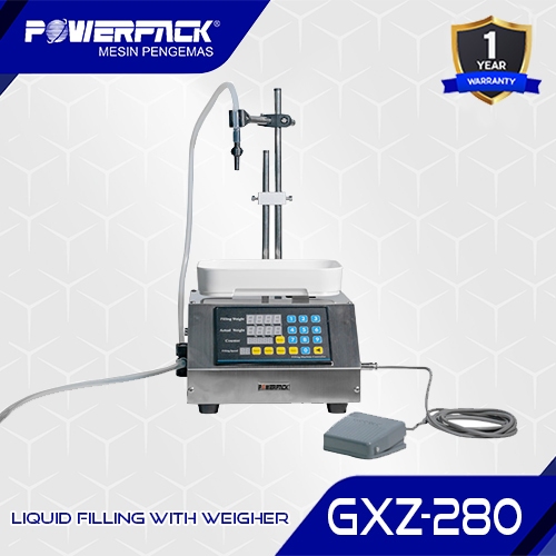 POWERPACK Liquid Filling Weigher GXZ-280 Mesin Penakar Penimbang Cairan