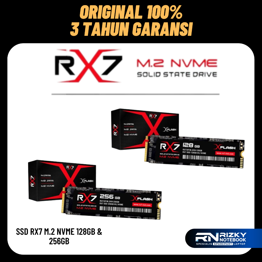 SSD M2 NVME / M2.NVME / M2NVME 128GB 256GB 512GB RX7