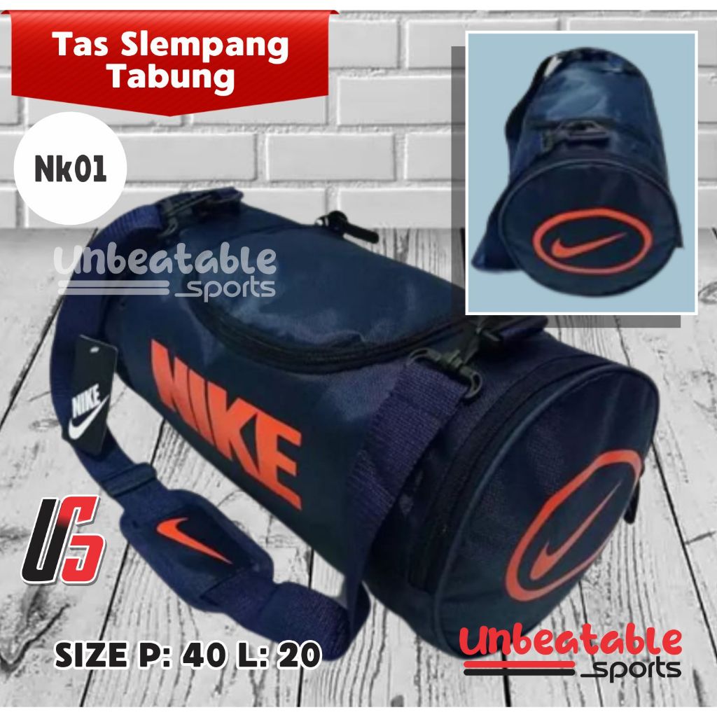 tas slempang olahraga tabung / tas sport ceklis / tas slempang ceklis / tas futsal / tas gunung