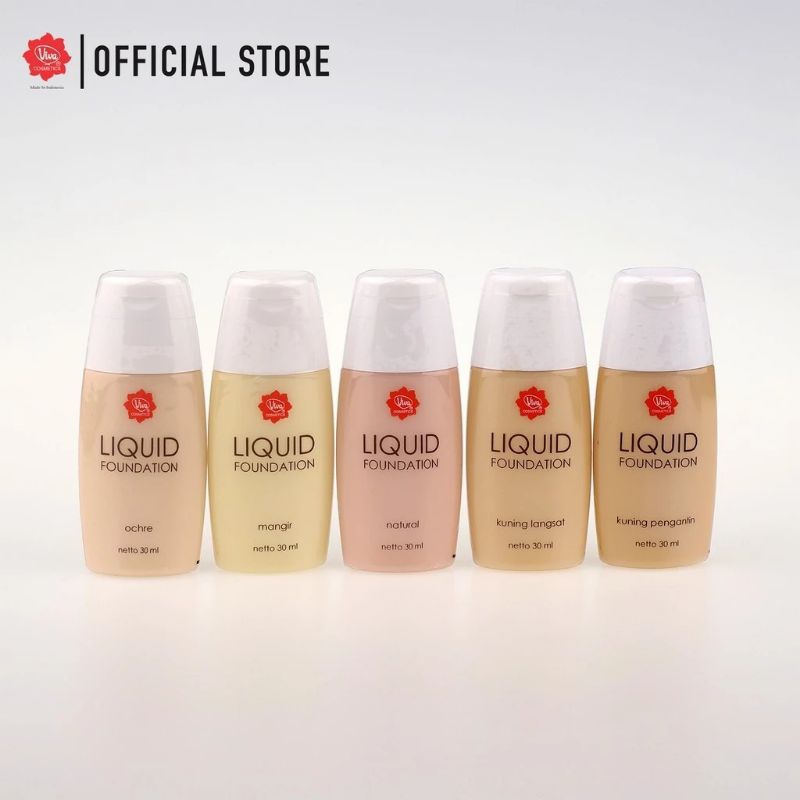 BUNGA-Viva Liquid Foundation/Viva Foundation/Viva Alas Bedak/Foundation Viva