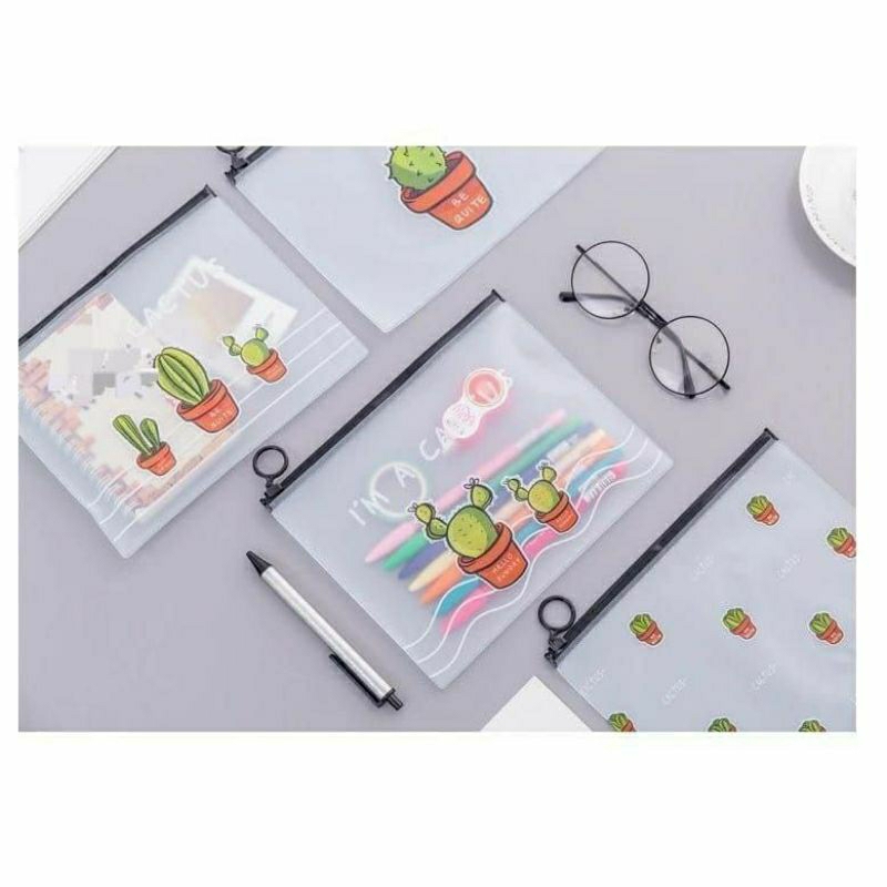 

TEMPAT PENSIL MOTIF KAKTUS