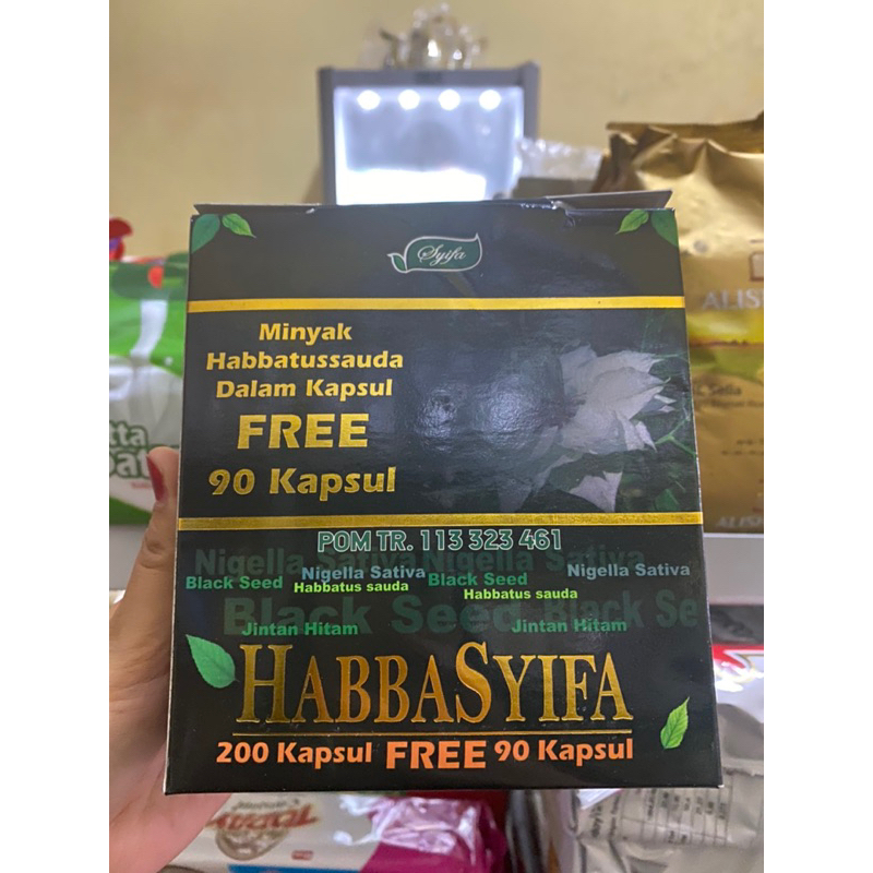 habbasyifa oil / habbasyifa / habbasyifa 200 kapsul free 90 kapsul