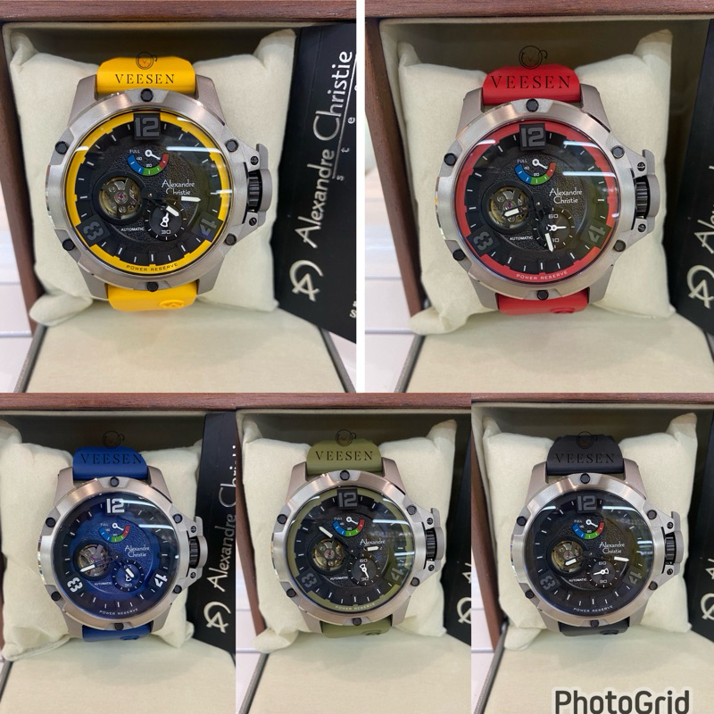 Jam Tangan Alexandre Christie Ac 6295 Automatic Original Pria
