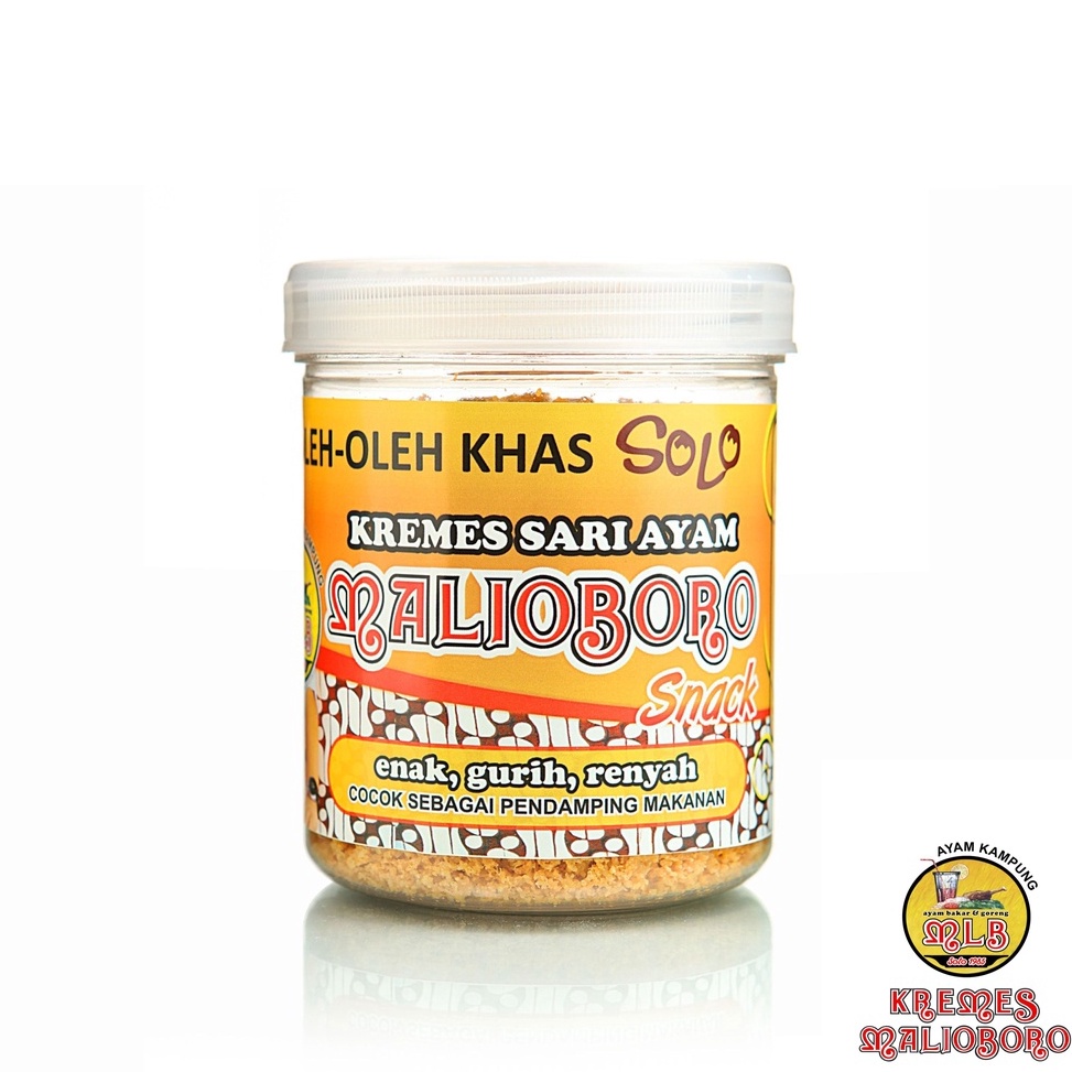 

G77444 Kremes Ayam Malioboro Original Kremesan Ayam Kampung Malioboro Oleh Oleh Khas Solo 180 Gram ➠Paling Popular