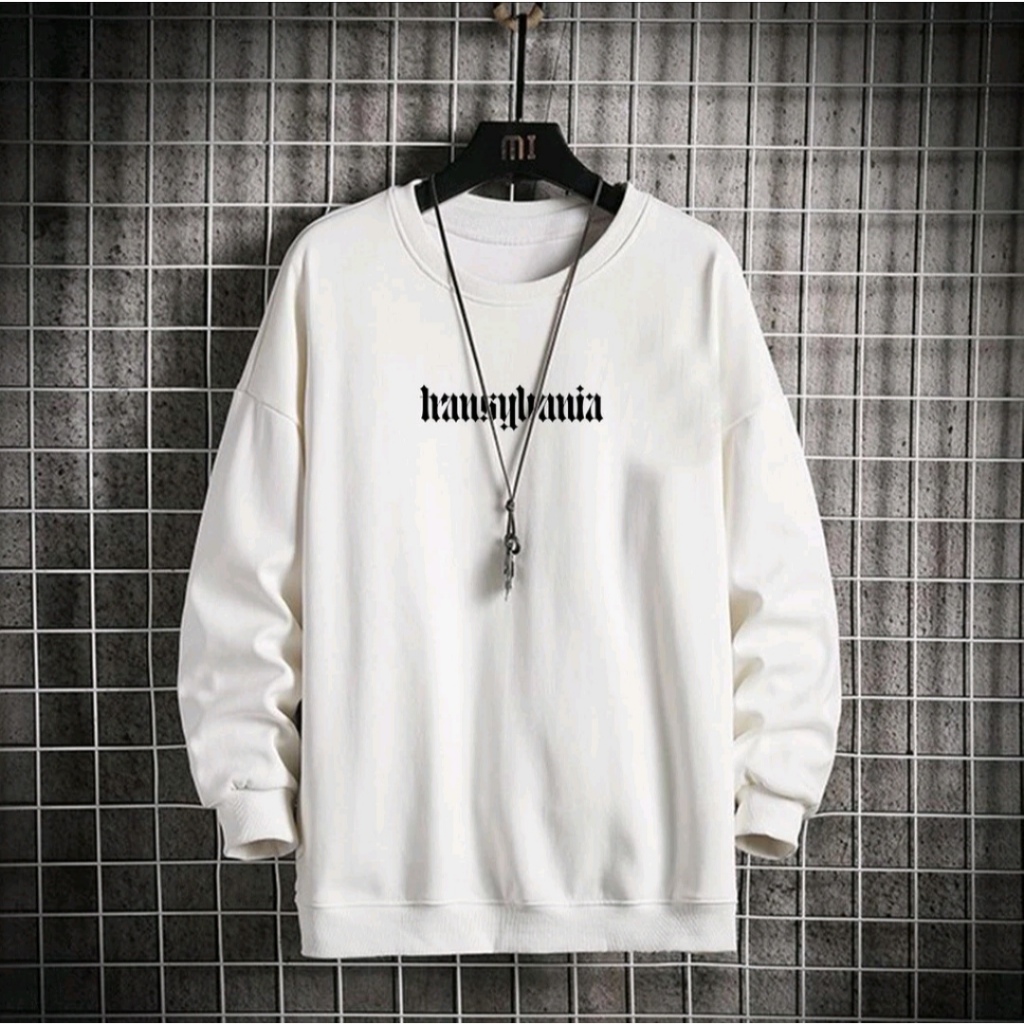 Bisa COD Sweater Keren Promo Sale Kaos Pria Kekinian Hansylumia Baju Unisex Cowok Terbaru Crewneck Kasual Terlaris Kaos Pria Lengan Panjang Sweter Pria Distro Kaos Oblong Murah Sweater Remaja Dewasa