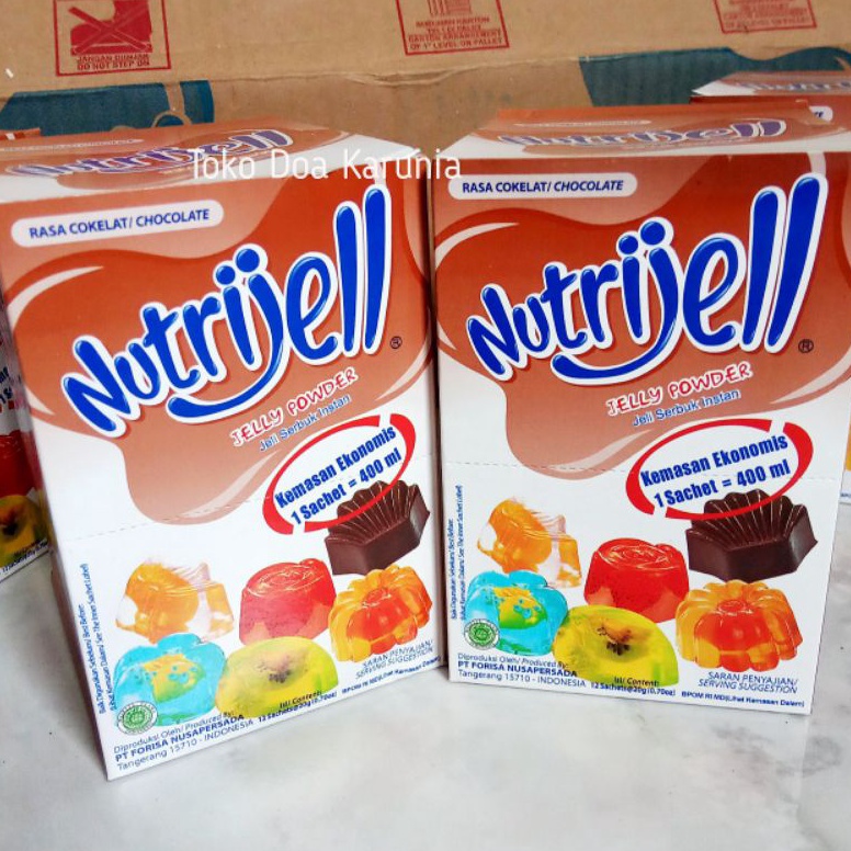 

R33ady Nutrijell Coklat / Nutrijell Buah 1 box isi 12 sachet [244]