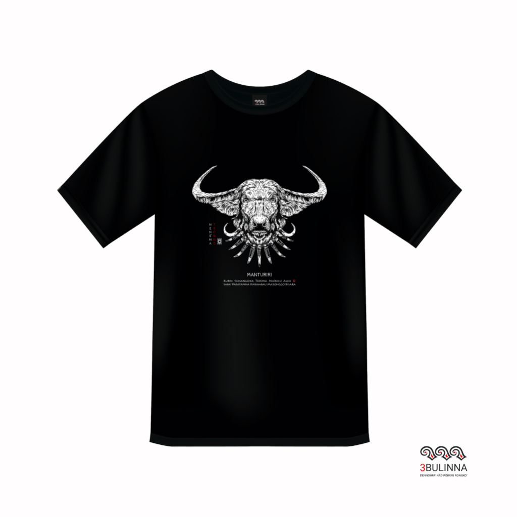 3BULINNA KAOS DISTRO PRIA WANITA LENGAN PENDEK TORAJA MANTURIRI