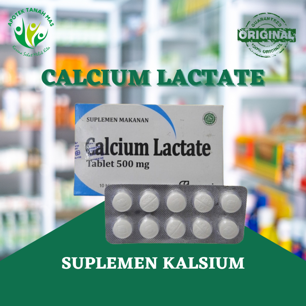 Calcium Lactate Suplemen Kalsium Laktat