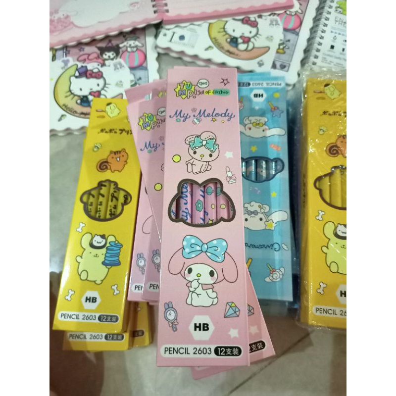 

pensil sanrio cinnamoroll my melody puro