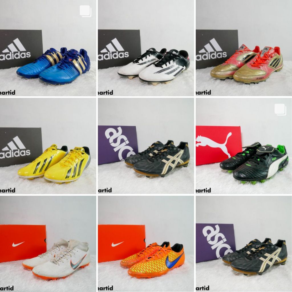Size 44 Sepatu Bola Second Original Branded Futsal Mini Soccer AG HG FG TF