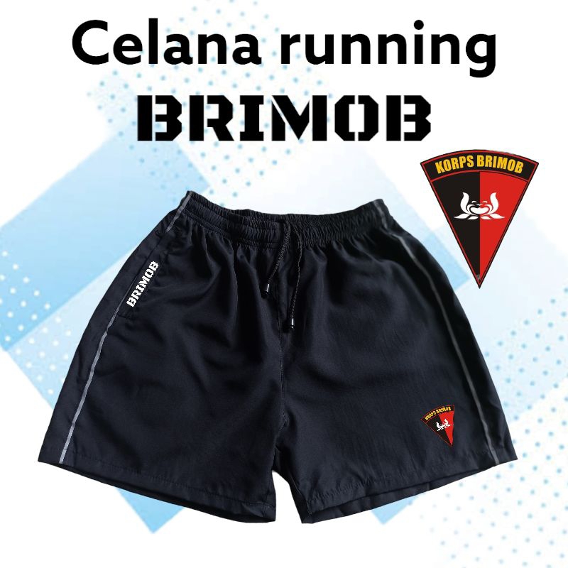 Celana running TNI bahan Despo  parasut/ celana olahraga TNI AD/ celana pendek pria