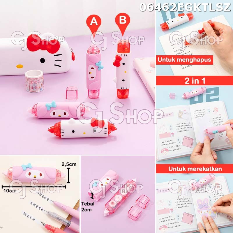 

Hello Kitty My Melody Correction Tape & Glue 2in1 [ORI] 06462