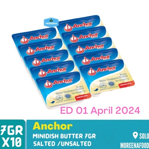 

88 ANCHOR BUTTER 10pcs x 7gr MPASI SALTED/UNSALTED ➬Serba Murah