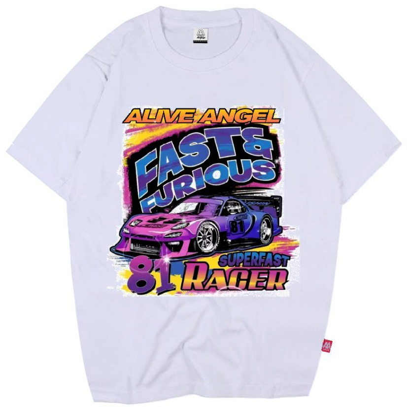Kaos baju / T-shirt KAOS FAST & FURIOUS DISTRO ALIVE ANGEL FULL TAG / baju / kaos pria wanita / kaos
