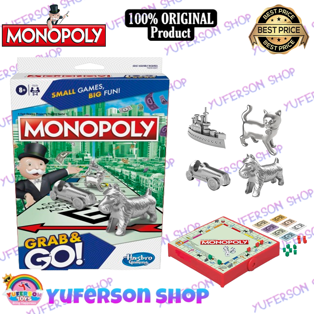 MONOPOLY GRAB & GO Ori Hasbro - Game