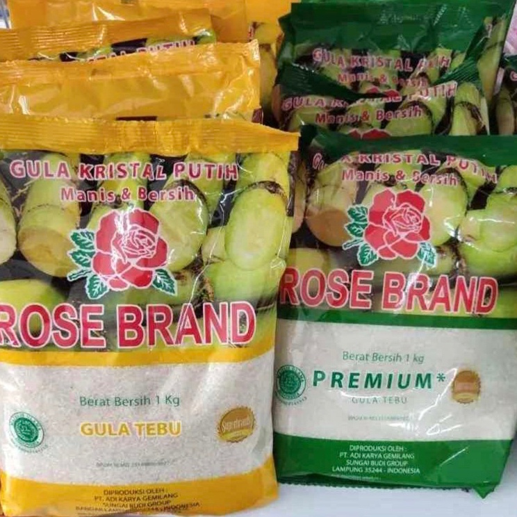 

[KODE PRODUK 88A898396] GULA ROSE BRAND 1 kg free tas Random premium