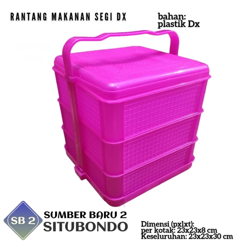 Tenong Rantang Tradisional Susun 3 Dx