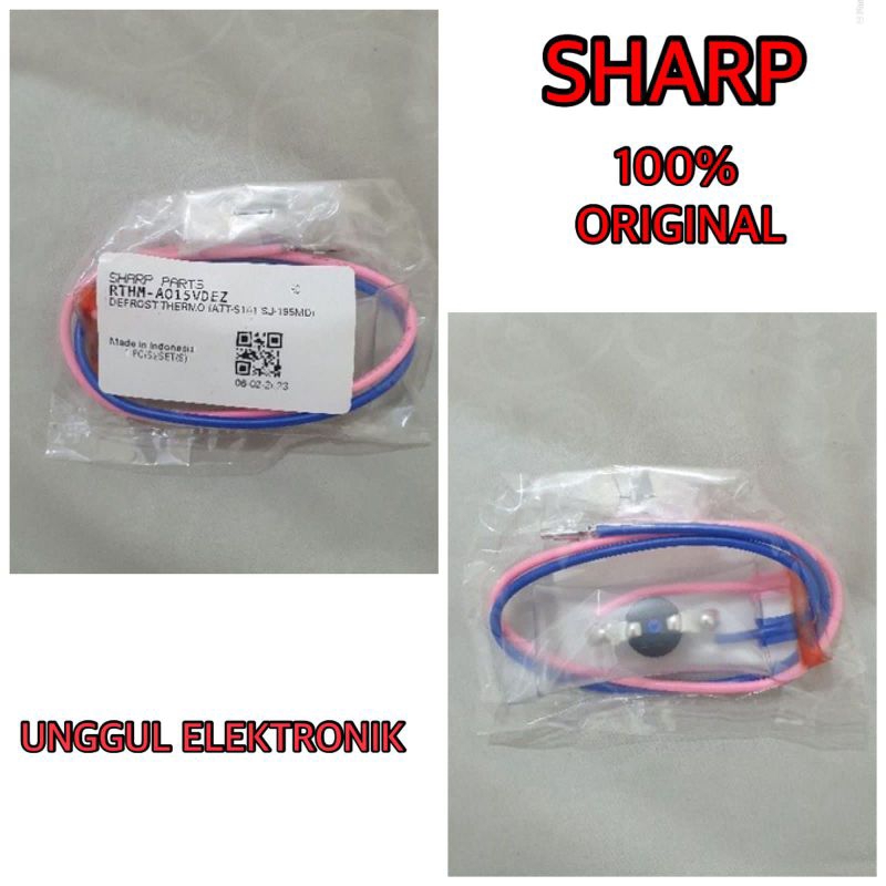 Timer Bimetal Fuse dingin kulkas 2 pintu Sharp original