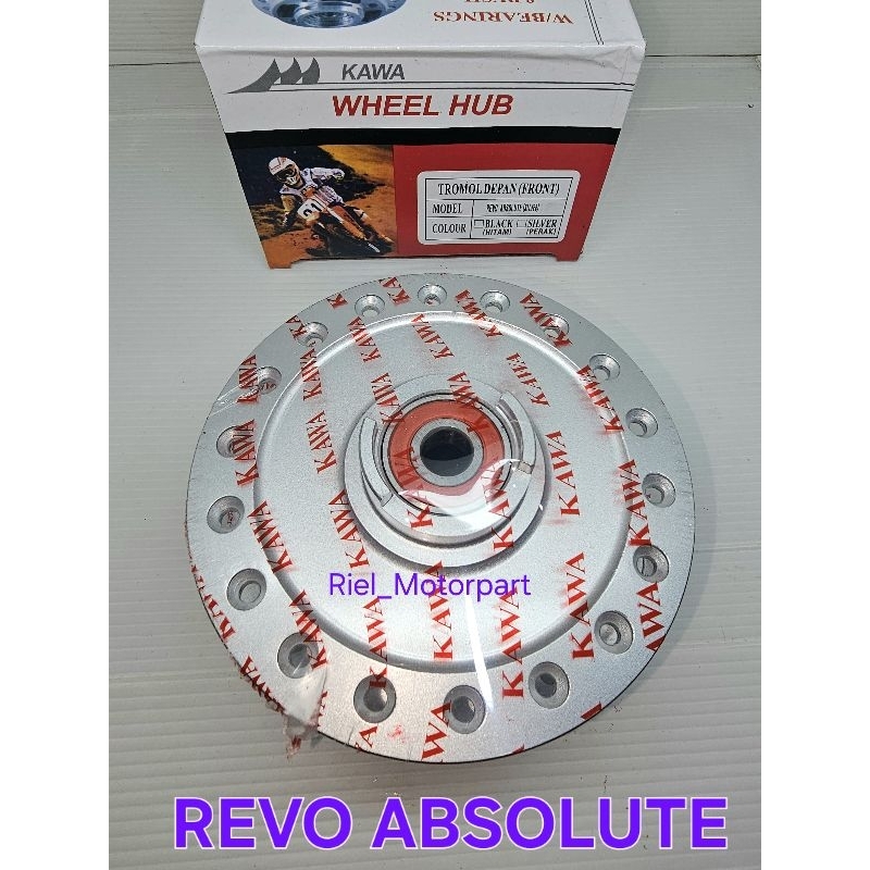 Tromol Depan (KW) REVO ABSOLUTE / REVO FIT INJEKSI FI front hub komplit KAWA