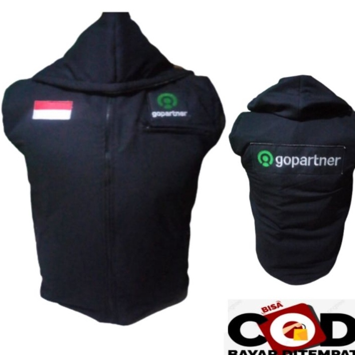 Star Seller. Rompi gopartner hitam.