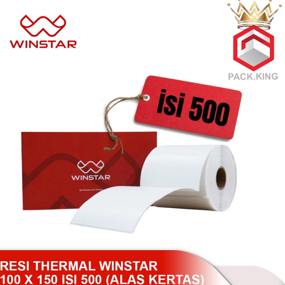 [✢I71(] Label Stiker Thermal 100x150 mm 10x15cm 500pcs / resi thermal 100x150 isi 500 pcs / label thermal 100x150 [52]